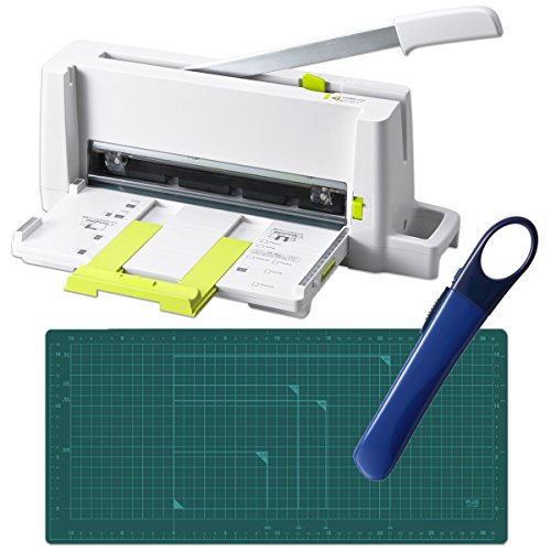 PLUS 裁断機 PK-213 ホワイト/グリーン 自炊 コンパクト断裁機 PK-213｜手動断裁機｜切る用品｜製品情報